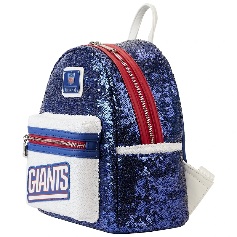 Loungefly New York Giants Mini sac à dos à sequins
