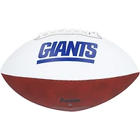 Malik Nabers New York Giants Autographed Franklin White Panel Football