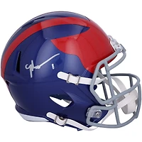 Casque réplique autographié Riddell 2024 Alternate Speed ​​par Malik Nabers des New York Giants