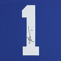 Malik Nabers New York Giants Autographed Royal Nike Vapor F.U.S.E. Limited Jersey