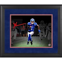 Malik Nabers New York Giants Facsimile Signature Framed 11" x 14" Spotlight Photograph