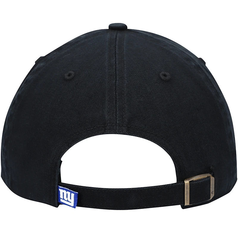 Casquette réglable '47 Black New York Giants Clean Up pour homme