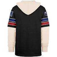 Men's '47  Black New York Giants Split Zone Cornerback Duo Hoodie