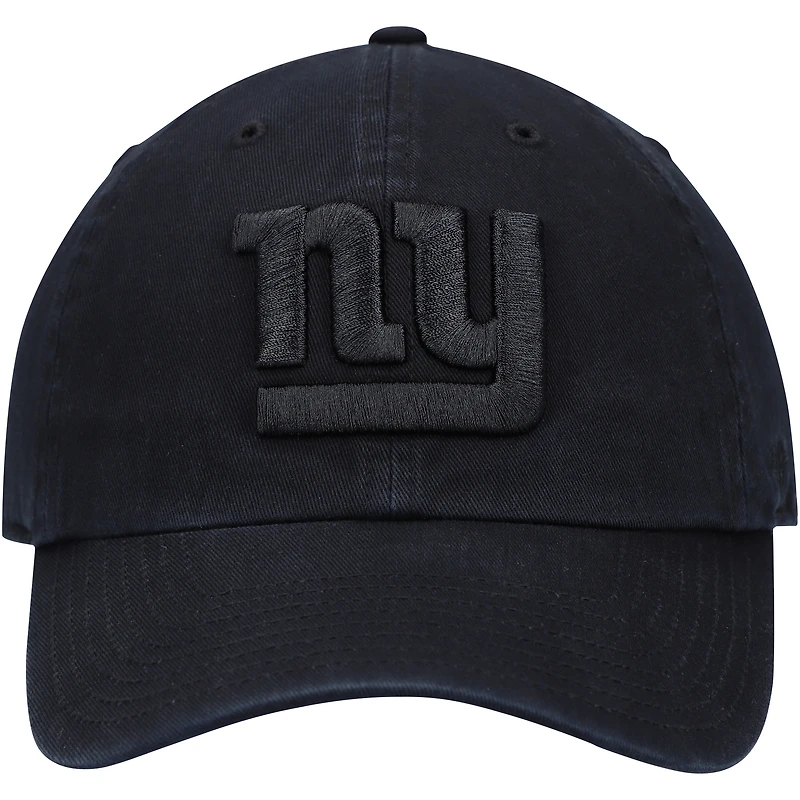 Casquette ajustable '47 Black New York Giants Team Tonal Clean Up pour homme