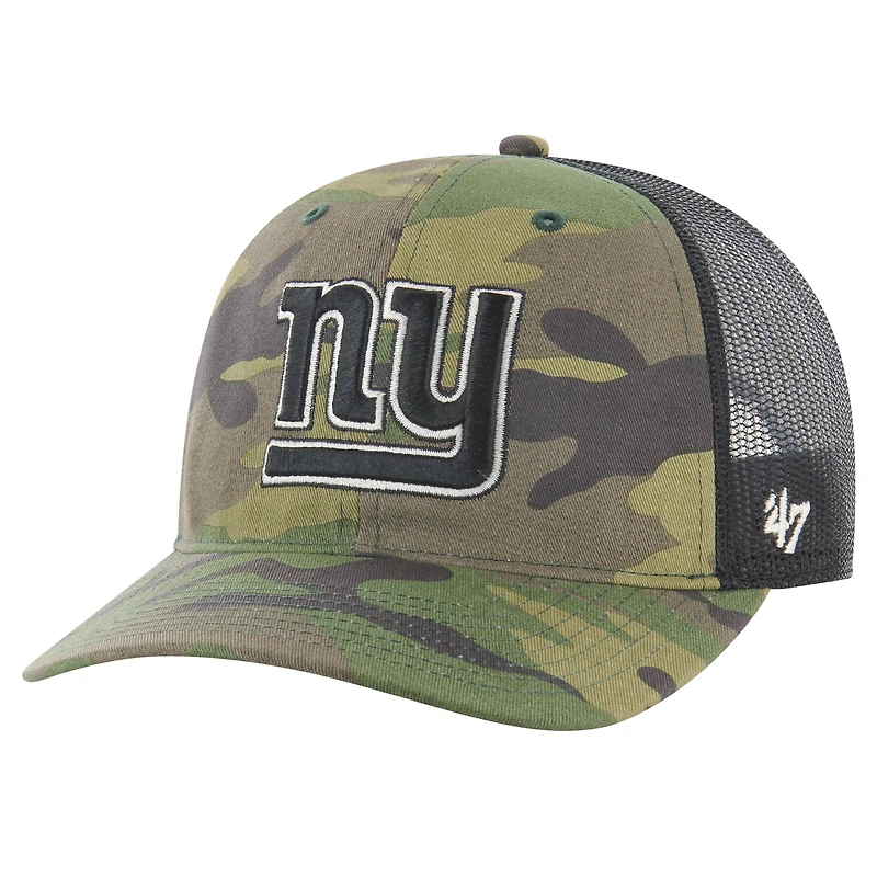 Casquette ajustable '47 Camo New York Giants Trucker pour hommes