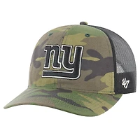Casquette ajustable '47 Camo New York Giants Trucker pour hommes
