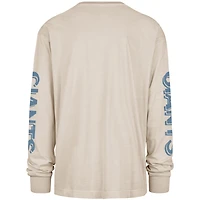T-shirt à manches longues crème « 47 » pour homme des New York Giants, Cairn Ravine Foundation