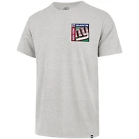 T-shirt Franklin gris chromé des Giants de New York pour homme, modèle 47