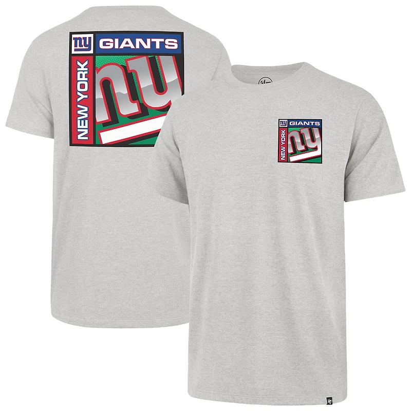 T-shirt Franklin gris chromé des Giants de New York pour homme, modèle 47