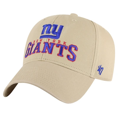Casquette ajustable Powell MVP des New York Giants '47 kaki pour homme