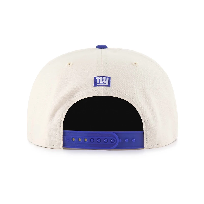 Men's '47  Natural New York Giants Payson Captain Adjustable Hat