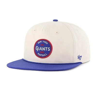Men's '47  Natural New York Giants Payson Captain Adjustable Hat