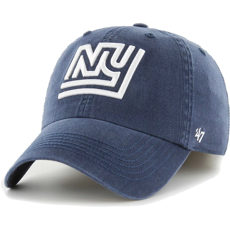 Men's '47 Navy New York Giants Gridiron Classics Franchise Fitted Hat
