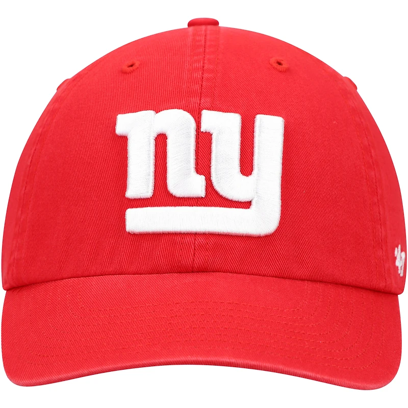 Men's '47 Red New York Giants Secondary Clean Up Adjustable Hat