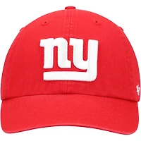 Men's '47 Red New York Giants Secondary Clean Up Adjustable Hat