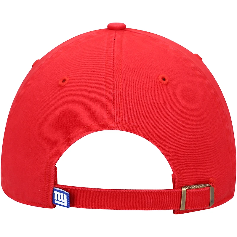 Casquette réglable de nettoyage secondaire '47 Red New York Giants pour hommes