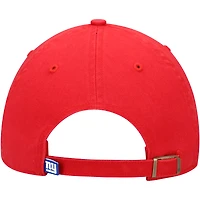 Casquette réglable de nettoyage secondaire '47 Red New York Giants pour hommes
