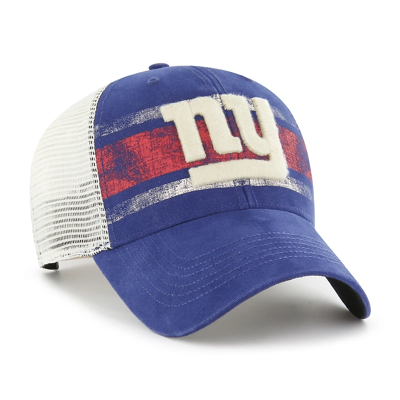 Men's '47 Royal/White New York Giants Interlude MVP Trucker Snapback Hat