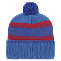 Bonnet en tricot à revers Fadeout '47 Royal New York Giants pour hommes avec pompon