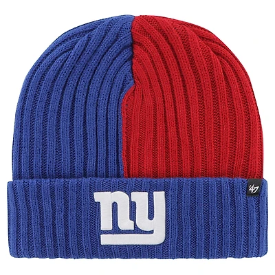 Bonnet en tricot à revers Fracture '47 Royal New York Giants pour hommes