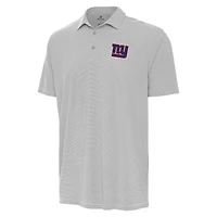 Polo Twine Performance gris/blanc Antigua pour homme des New York Giants