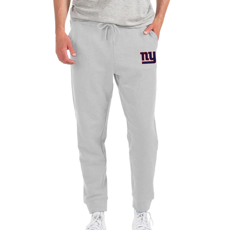 Pantalon de jogging Antigua gris chiné pour homme des New York Giants