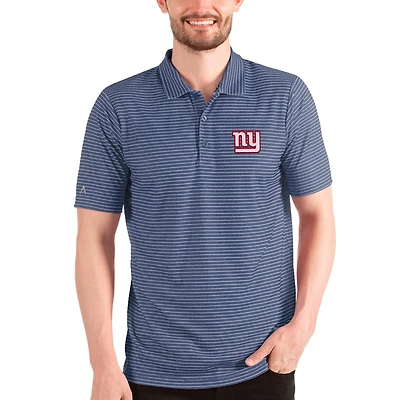 Polo Antigua chiné bleu royal/blanc pour homme des New York Giants Esteem