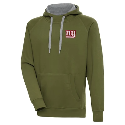 Sweat à capuche Victory pour homme Antigua Olive New York Giants