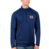 Veste à enfiler zippée quart de tour Antigua Royal New York Giants pour homme, grande et taille