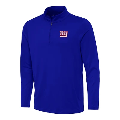 Haut à fermeture éclair quart de tour Reprocess Antigua Royal New York Giants pour homme