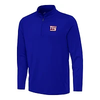 Haut à fermeture éclair quart de tour Reprocess Antigua Royal New York Giants pour homme
