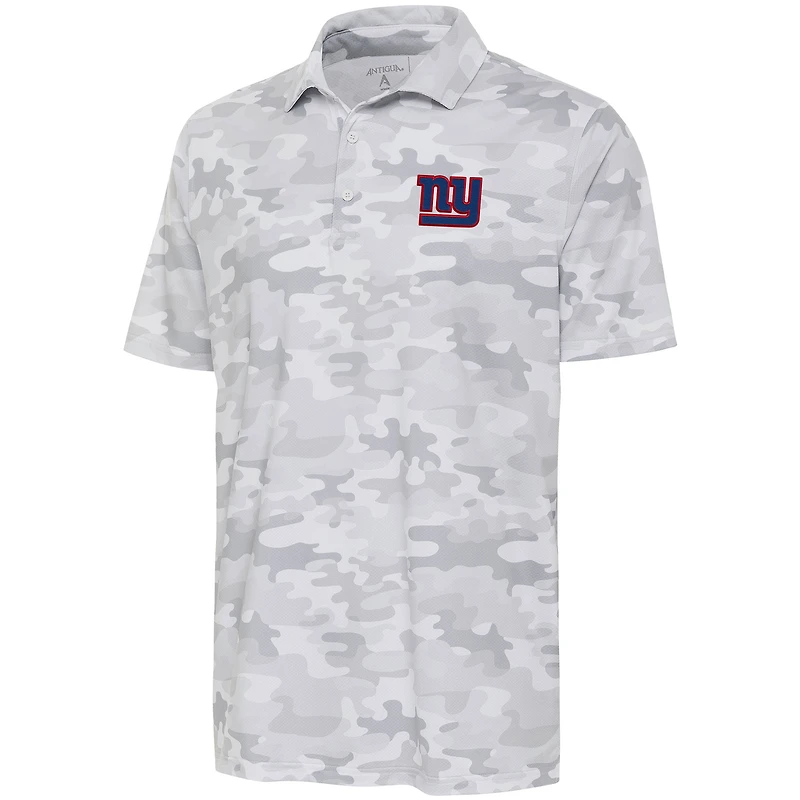 Polo Antigua blanc New York Giants Collide pour hommes