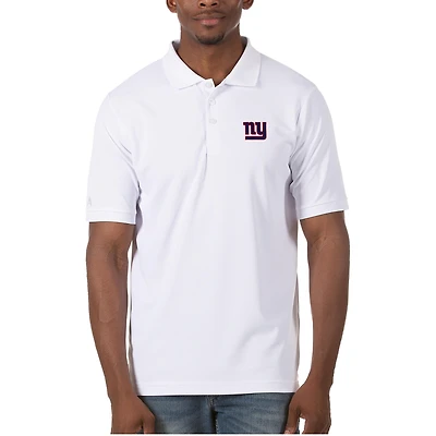 Polo piqué Legacy blanc Antigua pour homme des New York Giants