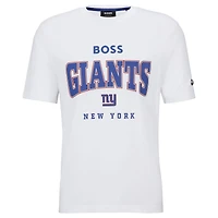 T-shirt blanc BOSS X NFL New York Giants Huddle pour hommes