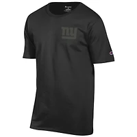 T-shirt noir à logo ton sur Champion New York Giants pour homme