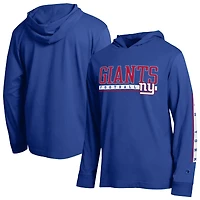 Men's Champion Royal New York Giants All Star Hooded T-Shirt