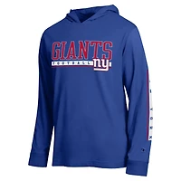 T-shirt à capuche Champion Royal New York Giants All Star pour homme