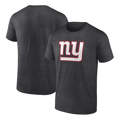 Men's  Charcoal New York Giants Primary Logo T-Shirt