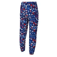 Men's Concepts Sport  Royal New York Giants Chestnut Long Sleeve Top & Pants Set