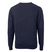 Pull à col en V Lakemont bleu marine pour homme, modèle Cutter & Buck, des Giants de New York, taille grande et