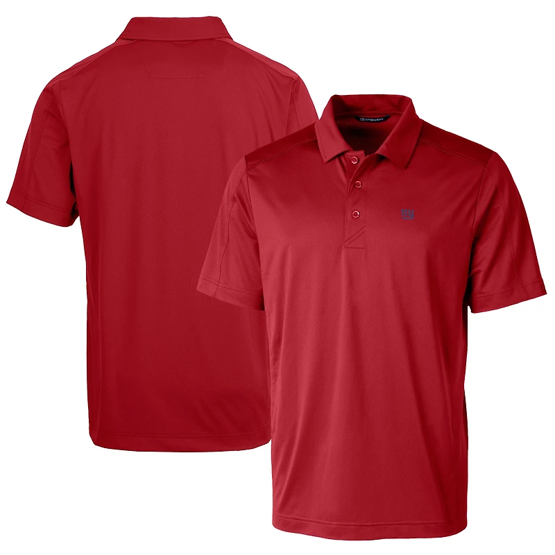 Polo extensible texturé Prospect pour homme, rouge, avec logo des New York Giants, Cutter & Buck, grande taille