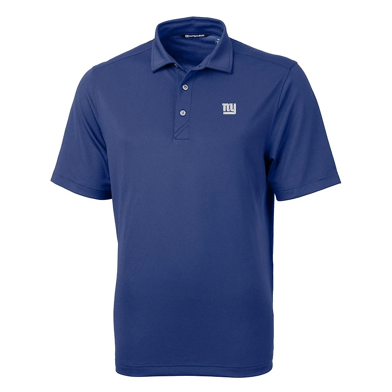 Polo recyclé Virtue Eco Pique pour homme, Cutter & Buck Royal, New York Giants