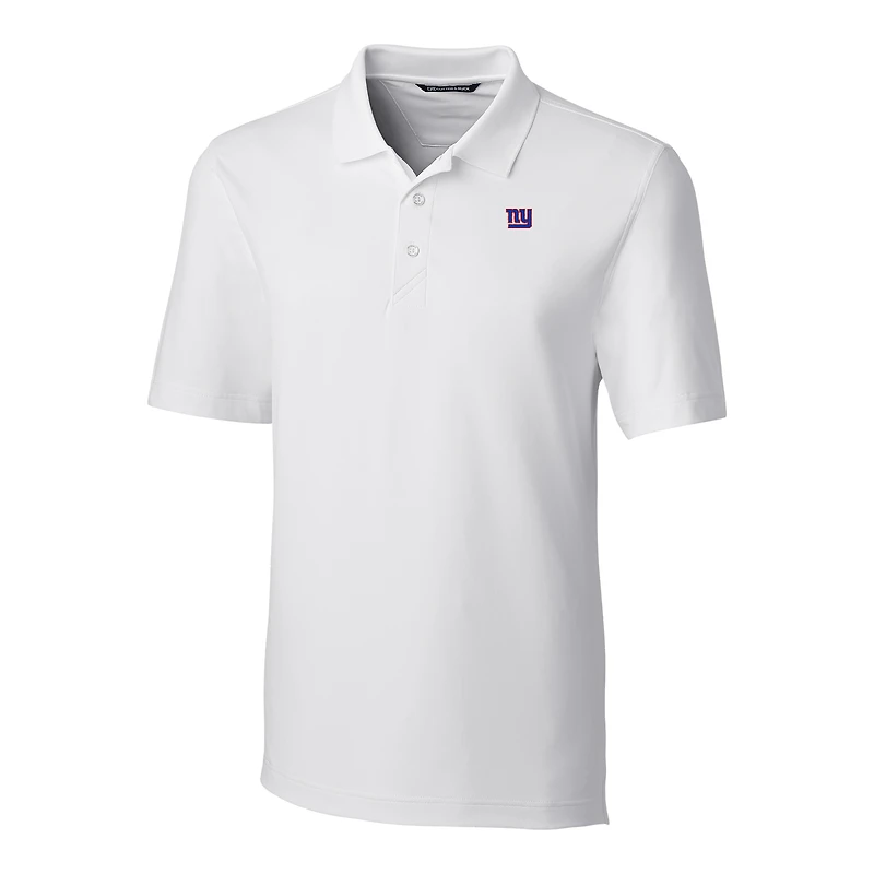 Men's Cutter & Buck White New York Giants Big Tall Forge Stretch Polo