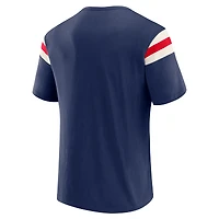 T-shirt à rayures rétro pour homme, collection Darius Rucker par Fanatics Royal New York Giants, effet vieilli