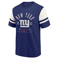 T-shirt de football américain Darius Rucker pour homme, collection Fanatics Royal New York Giants