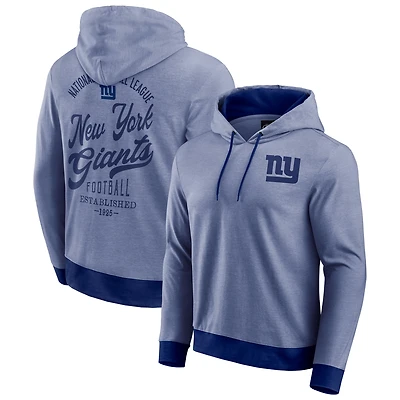Sweat à capuche en tricot ton sur pour homme de la collection Darius Rucker Fanatics Royal New York Giants