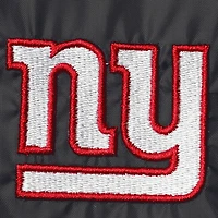 Men's Dunbrooke Black New York Giants Coaches Classic Raglan Full-Snap Windbreaker Jacket