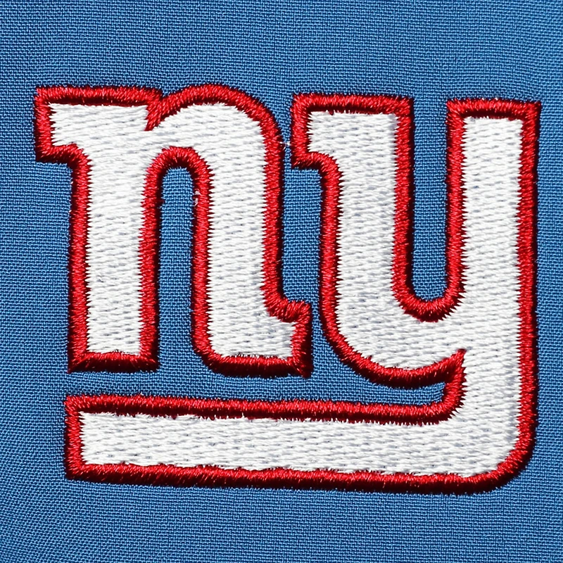 Veste à capuche zippée intégrale Dunbrooke Royal/Gris New York Giants pour hommes Tailles Big & Tall Alpha