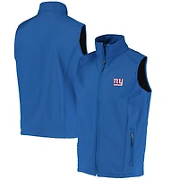 Men's Dunbrooke Royal New York Giants Circle Archer Softshell Full-Zip Vest