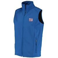 Men's Dunbrooke Royal New York Giants Circle Archer Softshell Full-Zip Vest